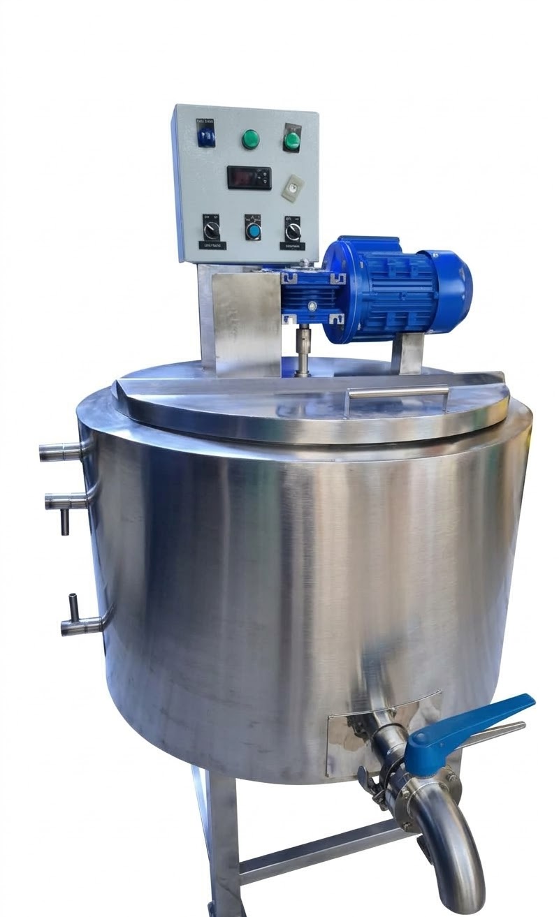 Tanki la Kisasa la Kuchemshia na Kusindikia Maziwa na Maji Maji (Pasteurizer / Mixing Tank)